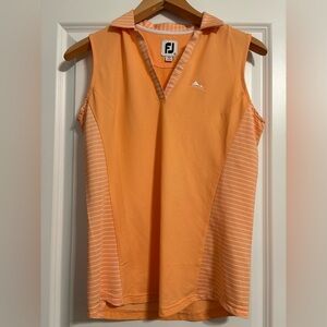 FootJoy Women’s Melon Sleeveless‎ Polo Small